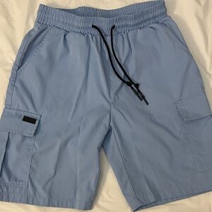 Light Blue Boy’s Cargo Shorts